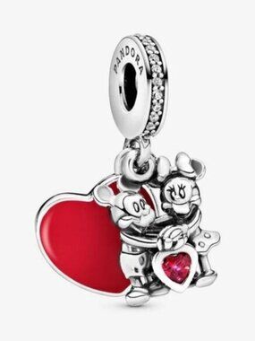 Disney Mickey & Minnie Mouse Love Dangle